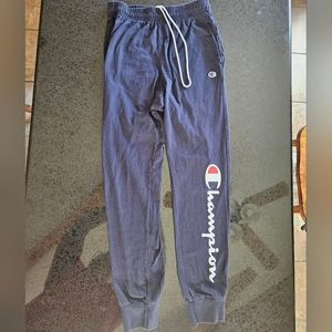 Champion Blue Joggers Men's Medium.